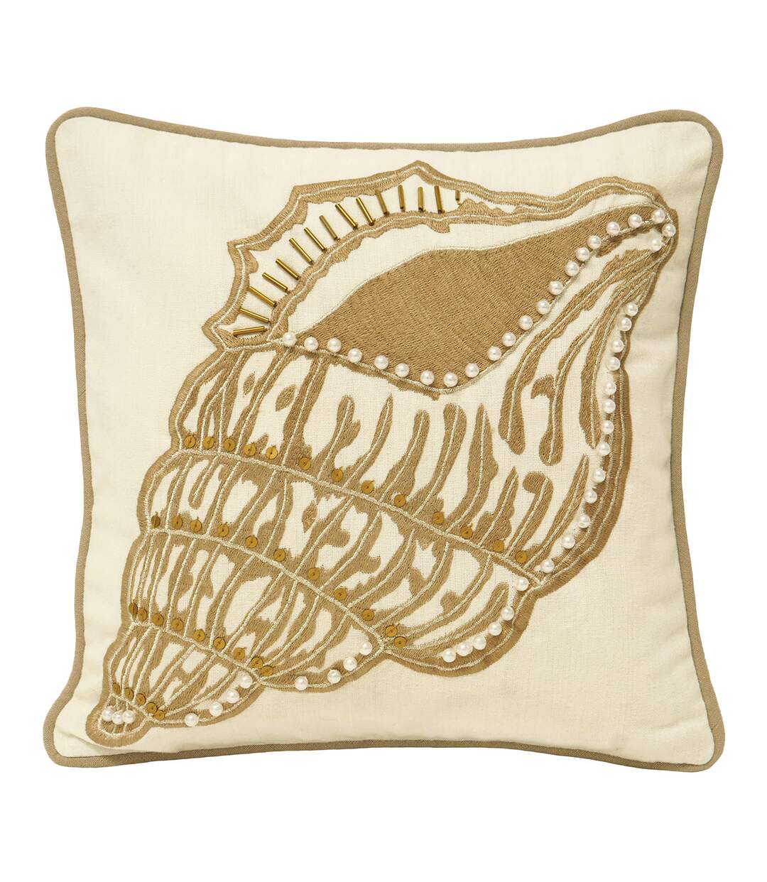 Riva Home Ionia Shell Cushion Cover (Driftwood) - UTRV510