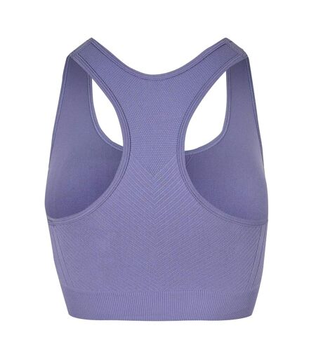 Brassière De Sport Motif/style Côtelé Femme Orange Clair USA