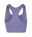 Brassière De Sport Motif/style Côtelé Femme Orange Clair USA-3