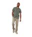 Chemise Manches Courtes Motif/style Bord En Crochet Homme Vert De Gris Clair Threadbare-1