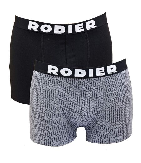 Boxer RODIER pour Homme Qualité et Confort -Assortiment modèles photos selon arrivages- Pack de 4 Boxers RODIER Motifs