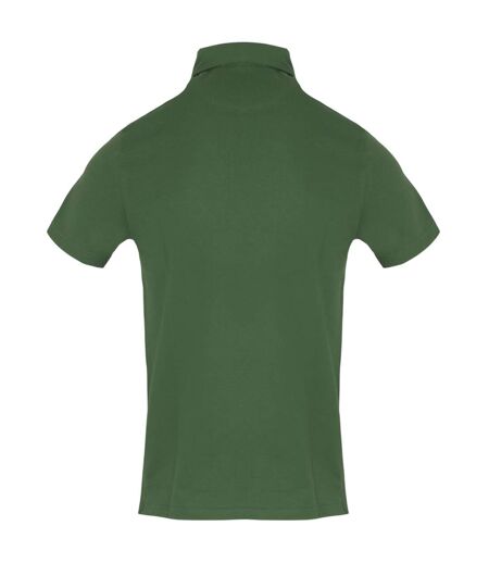 Polo Motif/style Logo Brodé Homme Vert Kaki Aquascutum