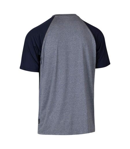 Mens fullmer mountain t-shirt navy marl Trespass