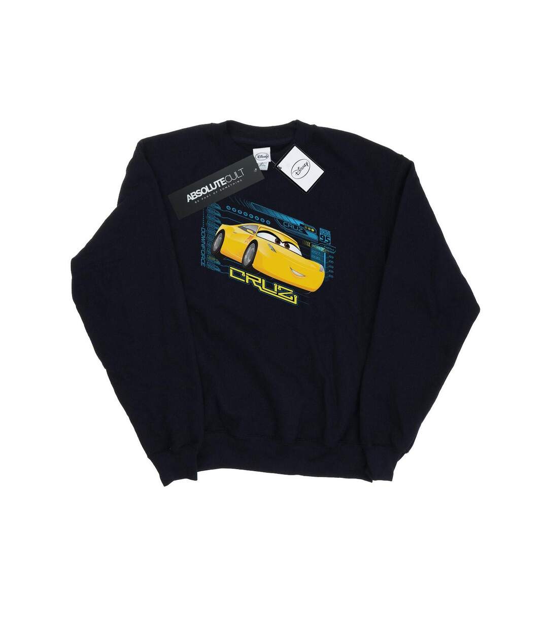 Disney - Sweat CARS CRUZ RAMIREZ - Femme (Noir) - UTBI3317-1
