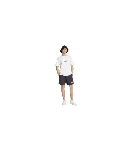 T-shirt Motif/style Linéaire Homme Blanc Adidas
