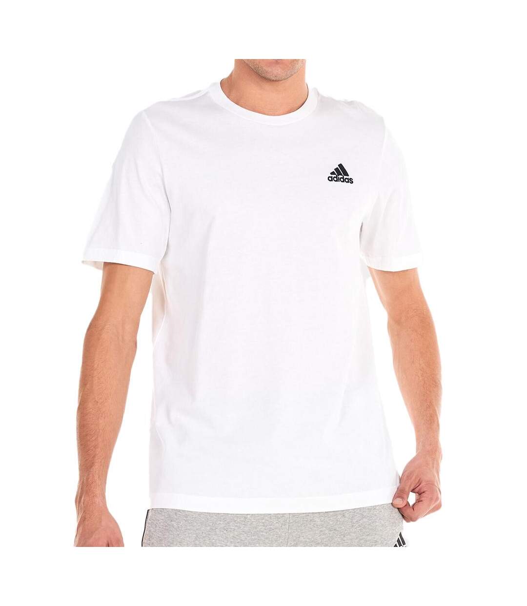 T-shirt Blanc Homme Adidas IC9286 - L-1