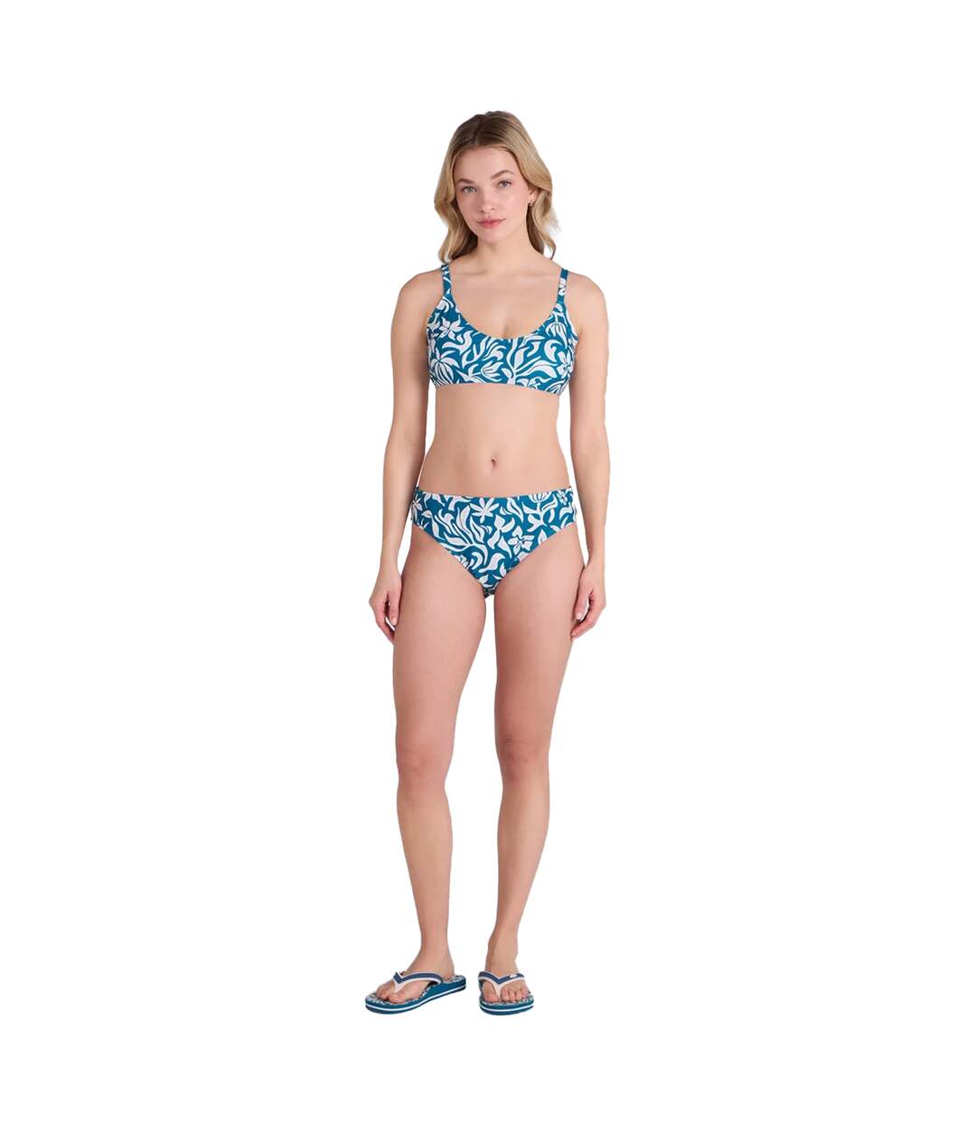 Bas De Maillot De Bain Skye Femme Bleu Animal-1