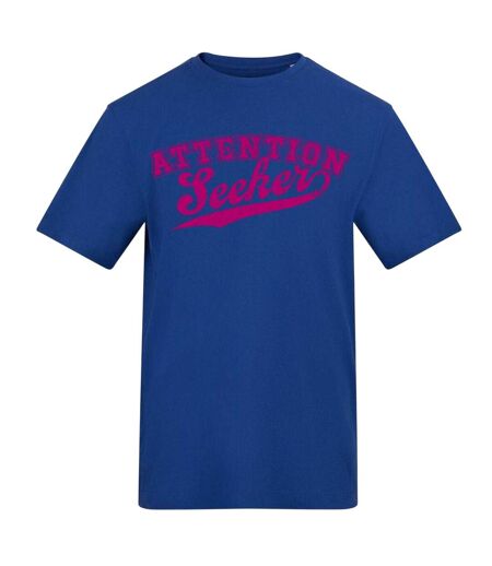 T-shirt Attention Seeker Homme Bleu AWD