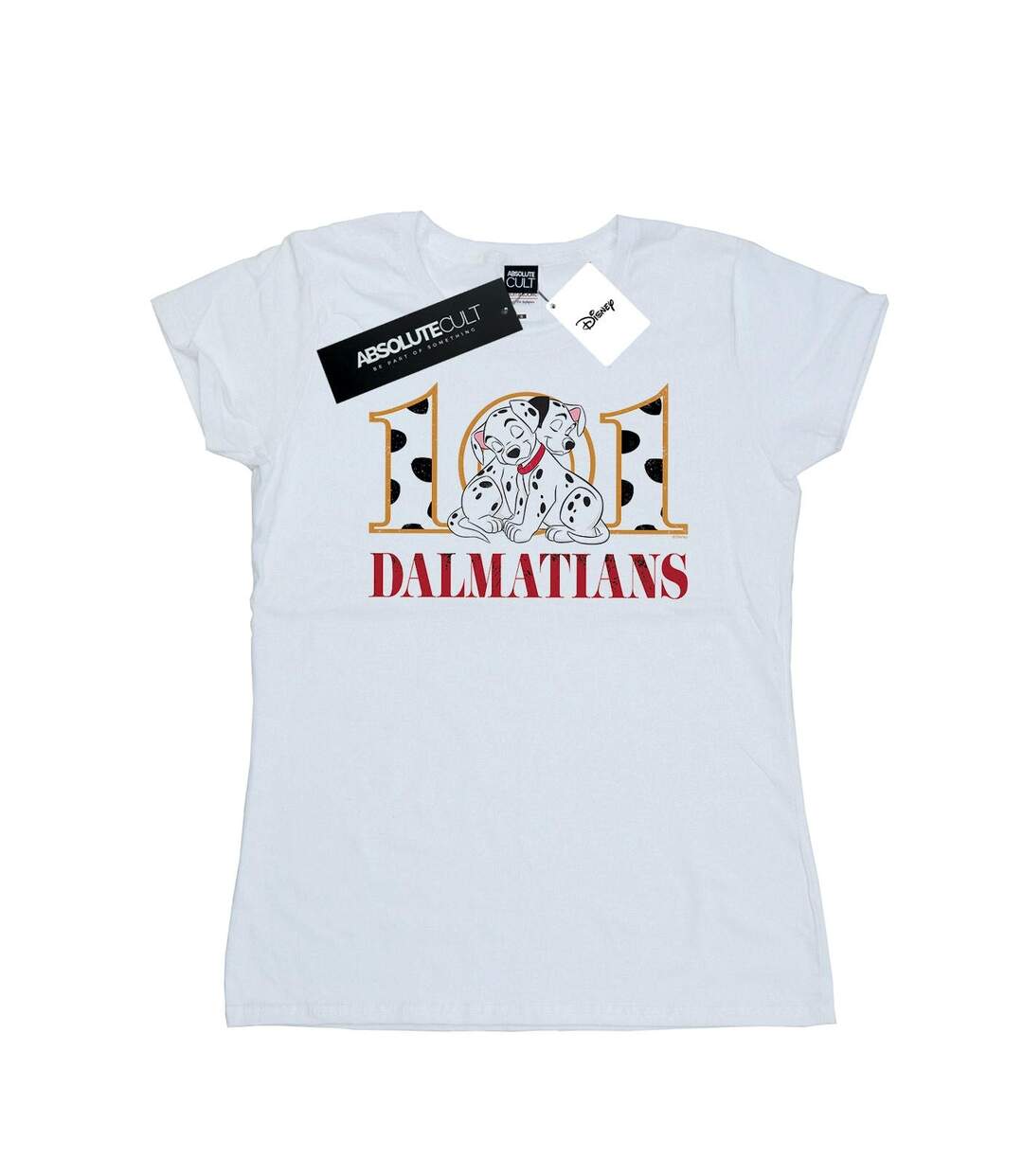 Disney Femme/Les femmes 101 Dalmatians Puppy Hug T-Shirt en coton (Blanc) - UTBI16012-1