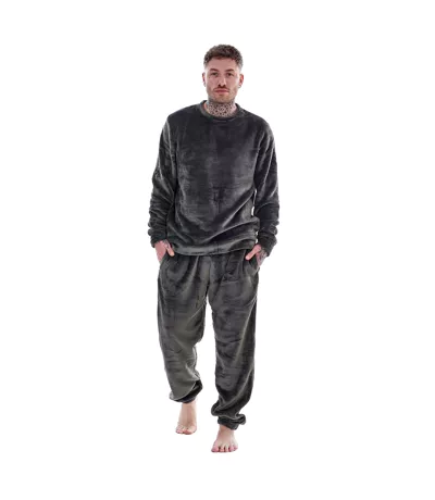 Ensemble De Pyjama Long Homme Gris Keanu