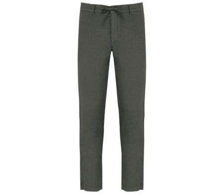 Pantalon en lin - Homme - PATS732 - vert kaki