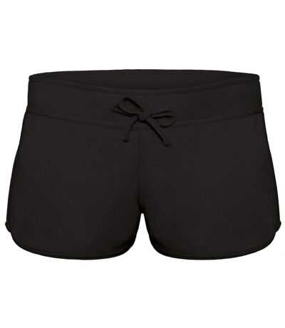 B&C Paradise Womens/Ladies Sport Splash Sweat Shorts (Black)