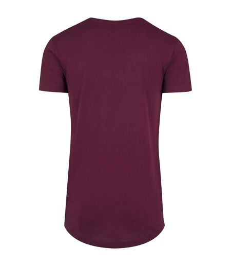 T-shirt Motif/style Façonné Homme Bordeaux Sombre Urban Classics
