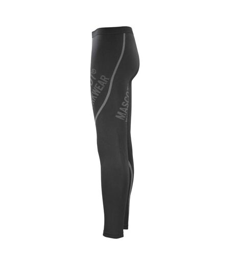 Mens Crossover Moss Thermal Base Layer Bottoms Black Mascot