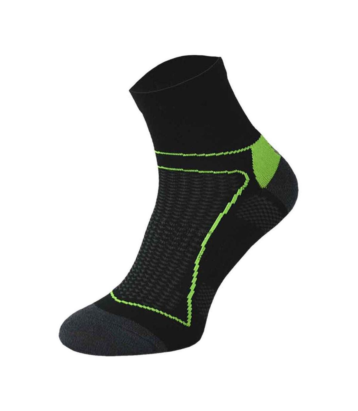 COMODO - High Vis Neon Ankle Length Cycling Socks