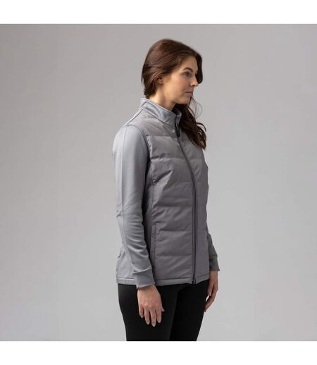 Veste doublée en polaire pour femme avec fermeture éclair complète
