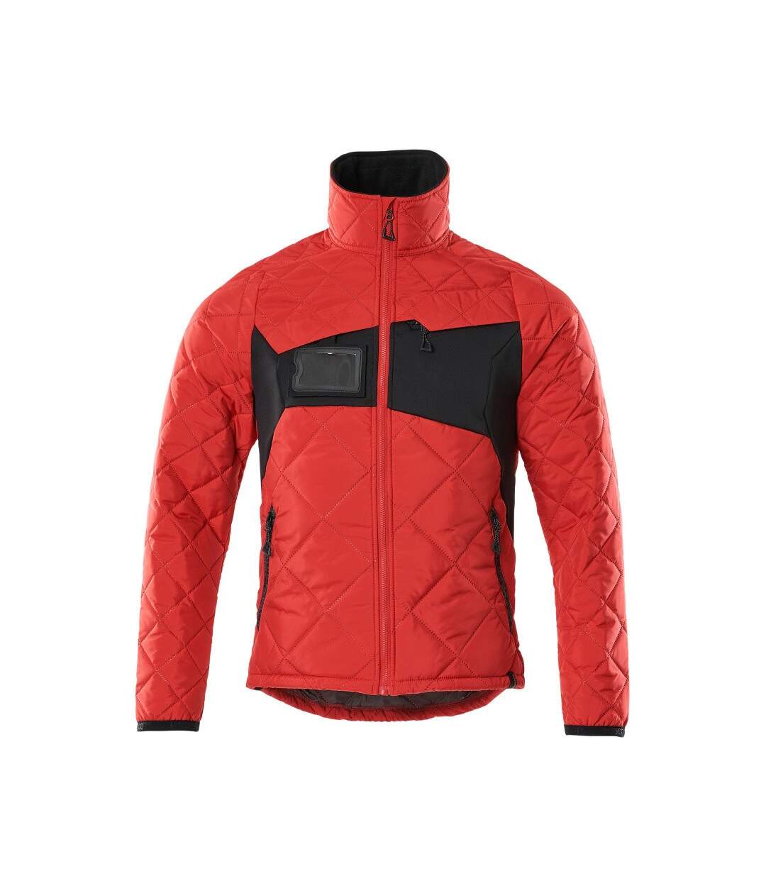 Mens Accelerate Cli Water Repellent Jacket Traffic Red Black Mascot-1