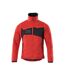 Mens Accelerate Cli Water Repellent Jacket Traffic Red Black Mascot-1
