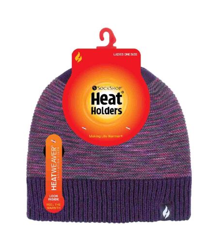 Bonnet Femme Thermiques Tricot avec Doublé Polaire