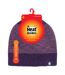 Bonnet Femme Thermiques Tricot avec Doublé Polaire-2