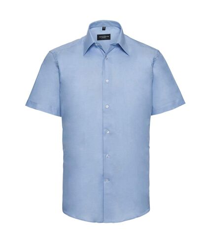 Chemise oxford homme bleu oxford Russell Collection Russell Collection