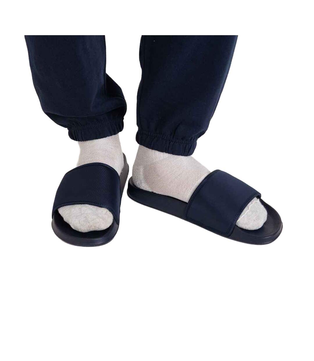 Unisex Adult Sliders Navy Awdis-2