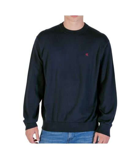 Sweat marine homme calvin klein jeans eu ls cotton relaxed