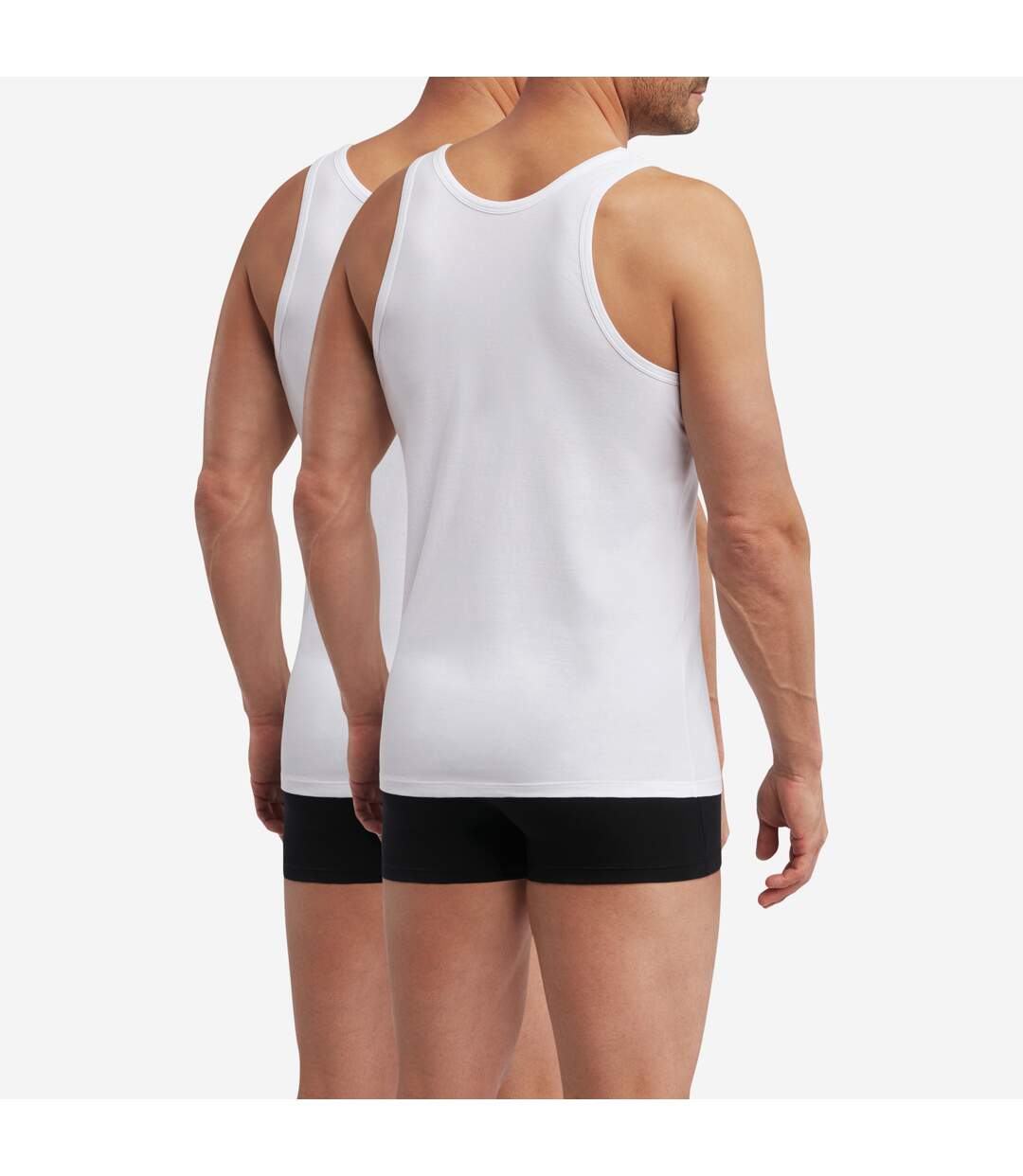 Dim Sport, Lot de 2 débardeurs homme thermorégulateur coton