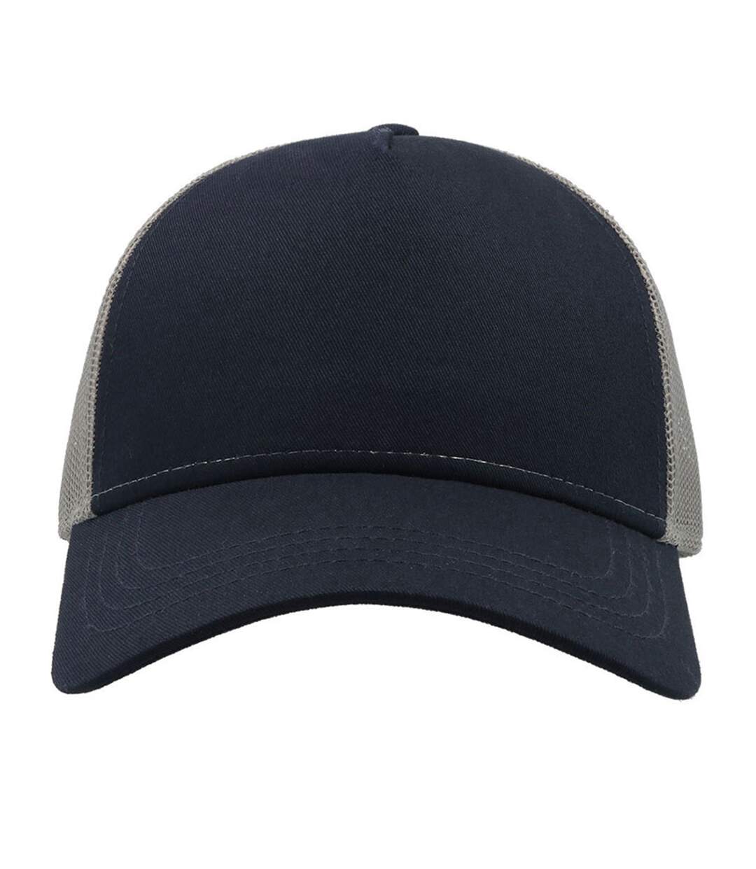 Casquette De Baseball Rapper Bleu Marine Gris Atlantis Headwear-1