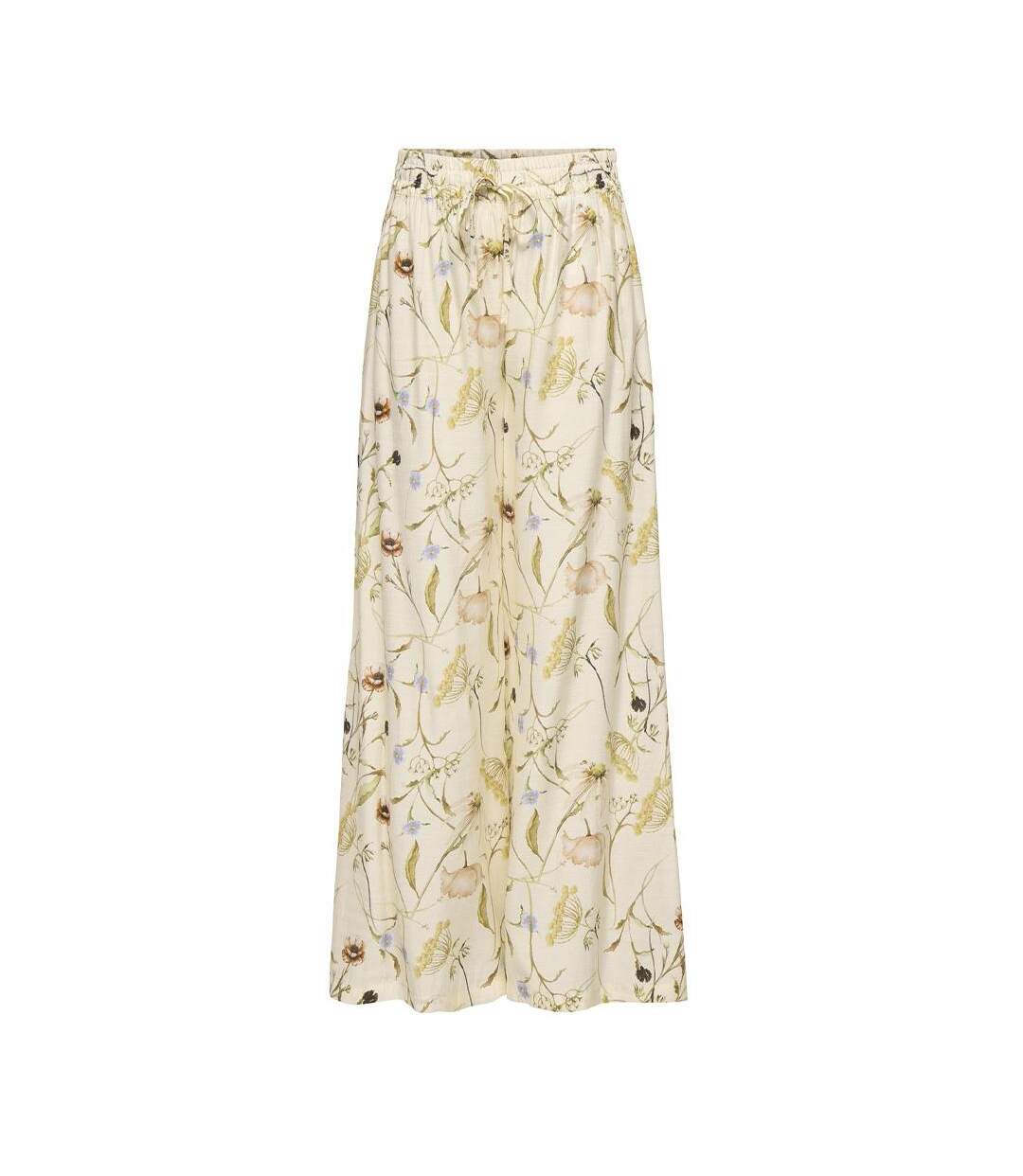 Pantalon fluide beige jdy ace life-1