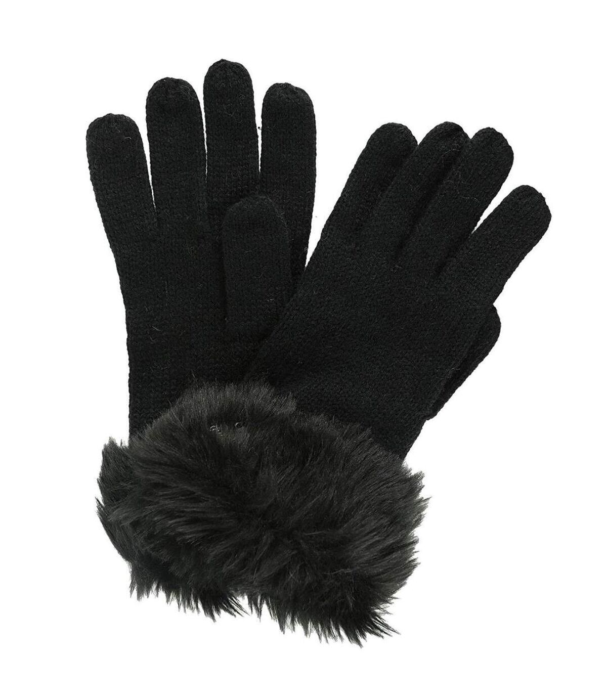 Regatta Great Outdoors Womens/Ladies Luz Jersey Knit Gloves (Black) - UTRG3866