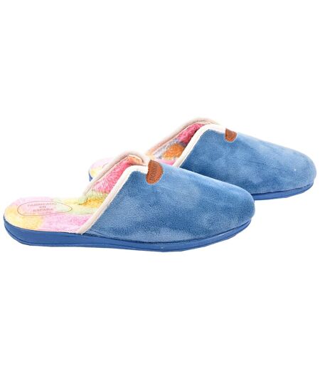 Pantoufle Femme Mule PREMIUM 21508 SUAPEL PETROLE