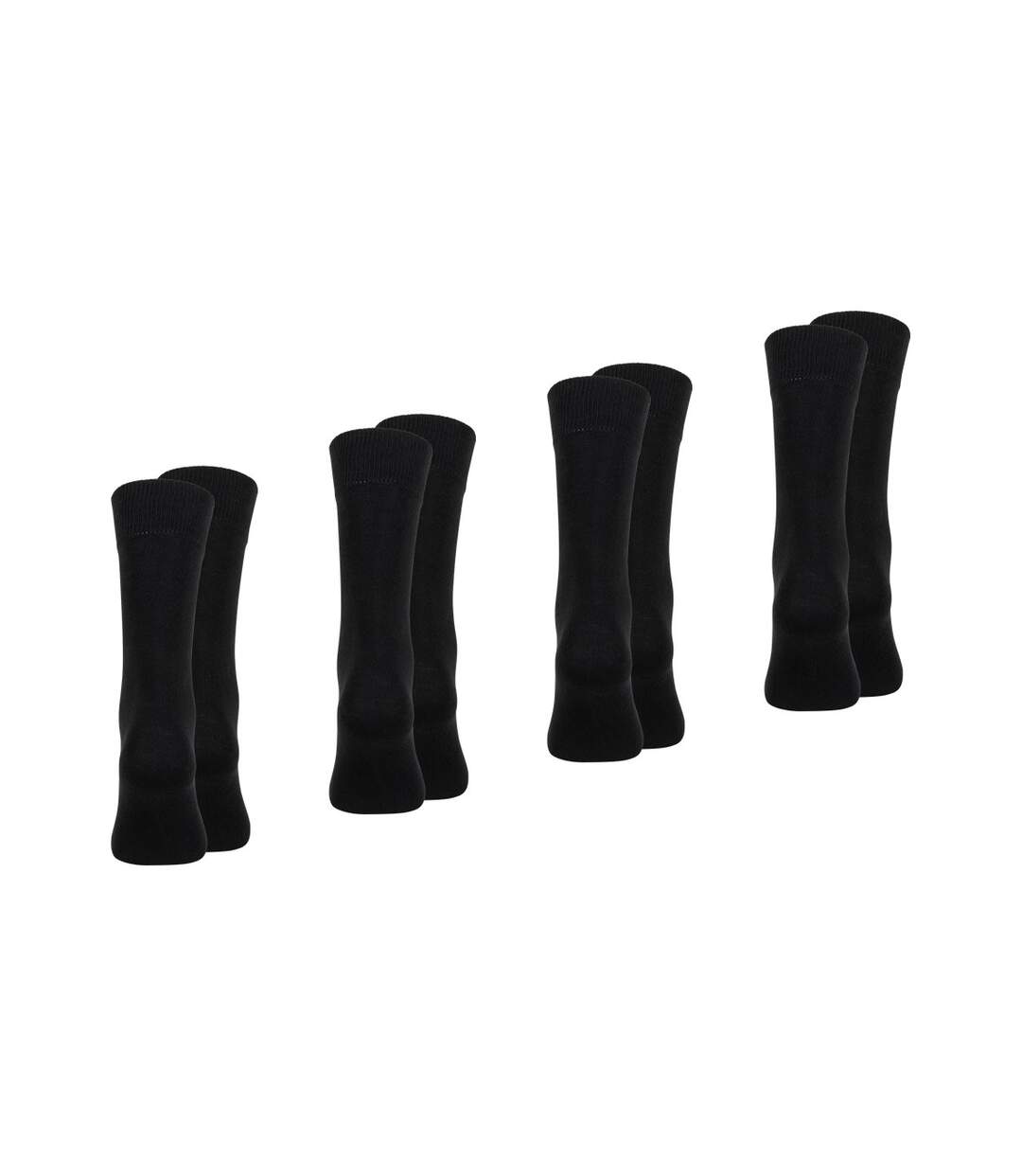 Lot de 4 paires de chaussettes mi-hautes Coton Peigné homme Fait en France Eminence-3