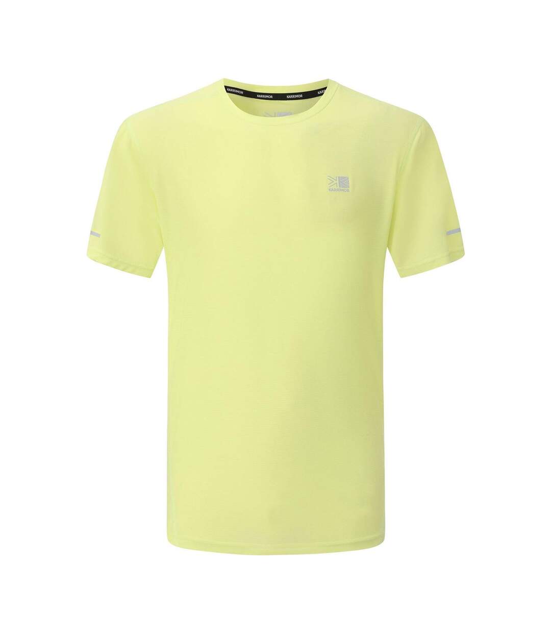 T-shirt Course À Pied Homme Jaune Clair Vif Karrimor-1