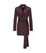 Womens/ladies Jishina Satin Wrap Blazer Red Boss-2