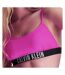 Haut De Maillot De Bain Motif/style Deux Tons Femme Violet Calvin Klein-3