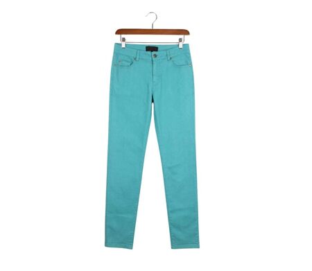 Pantalon Ultra Stretch Bleu Aqua – Effet Jean & Confort Absolu