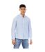 Chemise Manches Longues Motif/style Rayure Verticale Homme Bleu Blanc Peter Werth-2