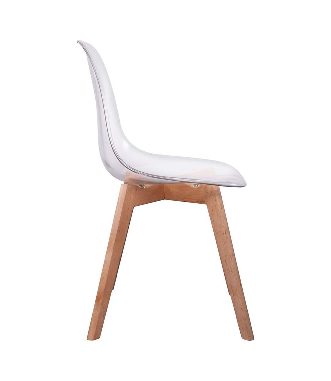 Chaise scandinave transparente - H.86 cm-2