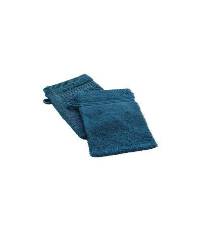 Lot de 2 Gants de Toilette Tendresse 15x21cm Saphir