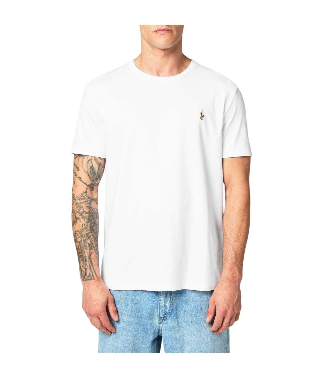 T-shirt Homme Blanc Ralph Lauren-1