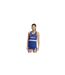Womens/ladies Adizero France Vest Top Lucid Blue Adidas-1