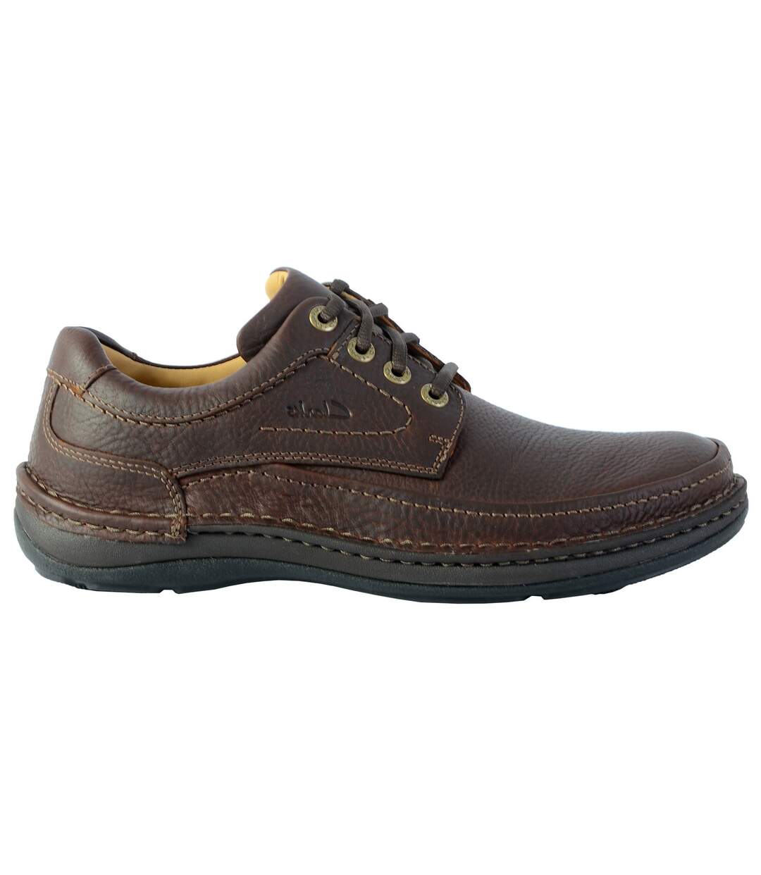 Basket Cuir Clarks Nature Three-2