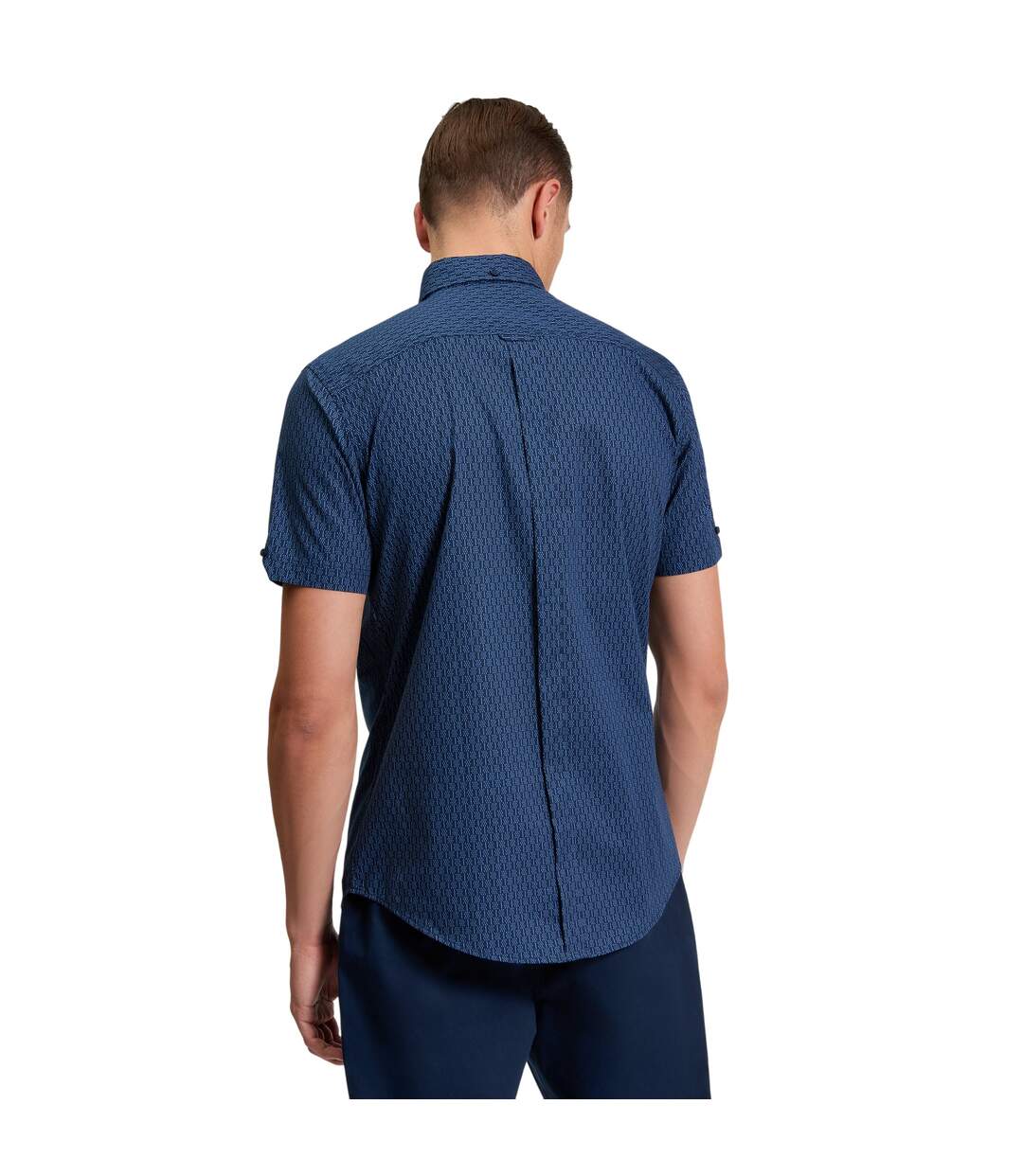 Chemise Motif/style Géométrie Monochrome Homme Denim Crépuscule Ben Sherman-3