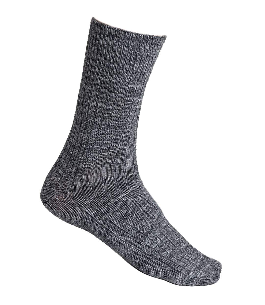 Steven - 1 Paire Femme Chaussettes Alpaga Laine Hiver Trekking-1