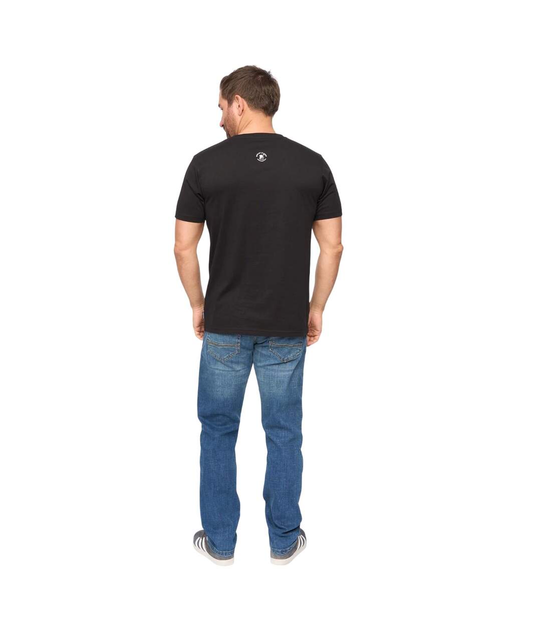 T-shirt Motif/style Logo Brodé Arkley Homme Noir Bewley & Ritch-3