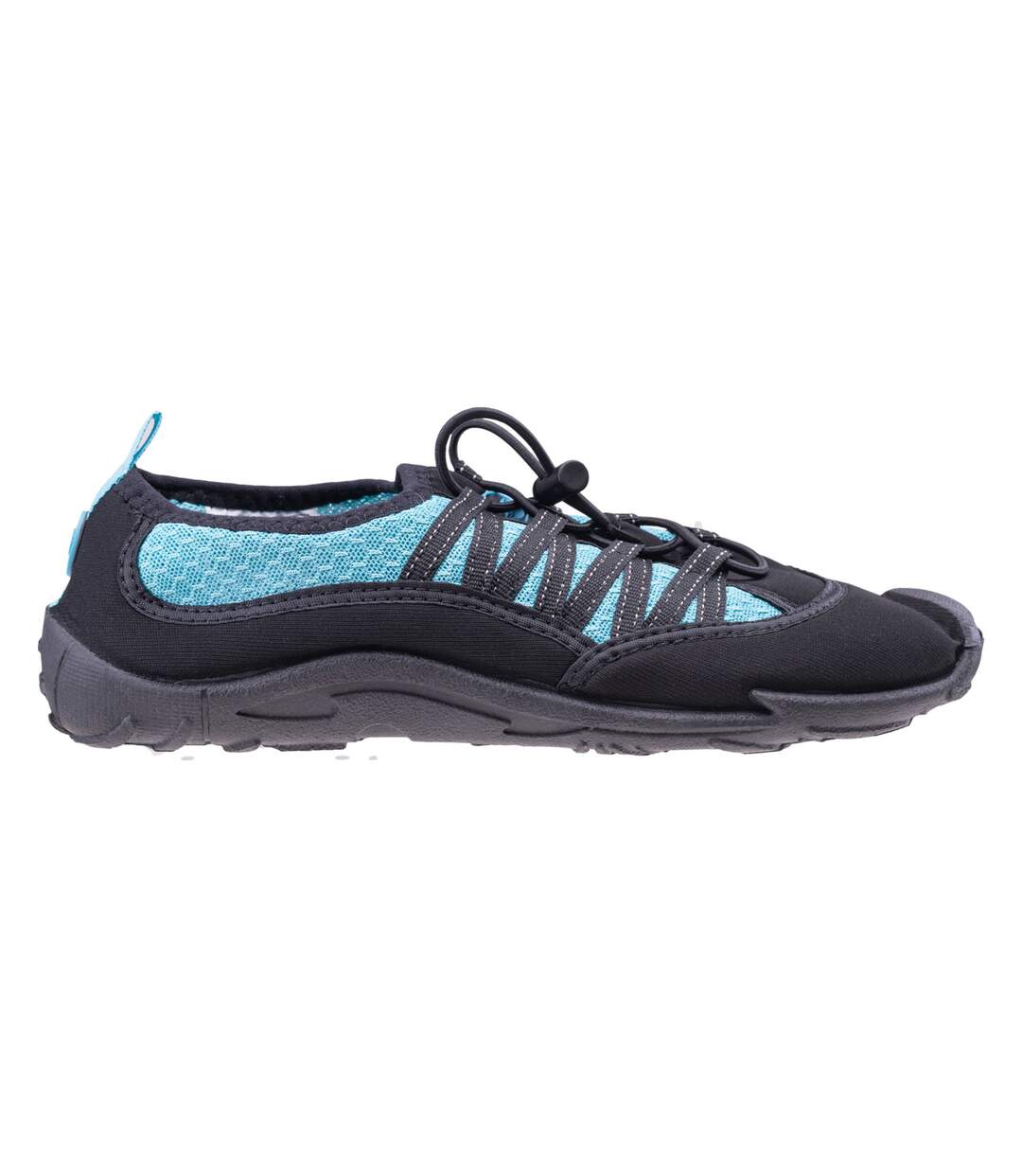 Womens/ladies Gimani Water Shoes Black Light Blue Aquawave-3