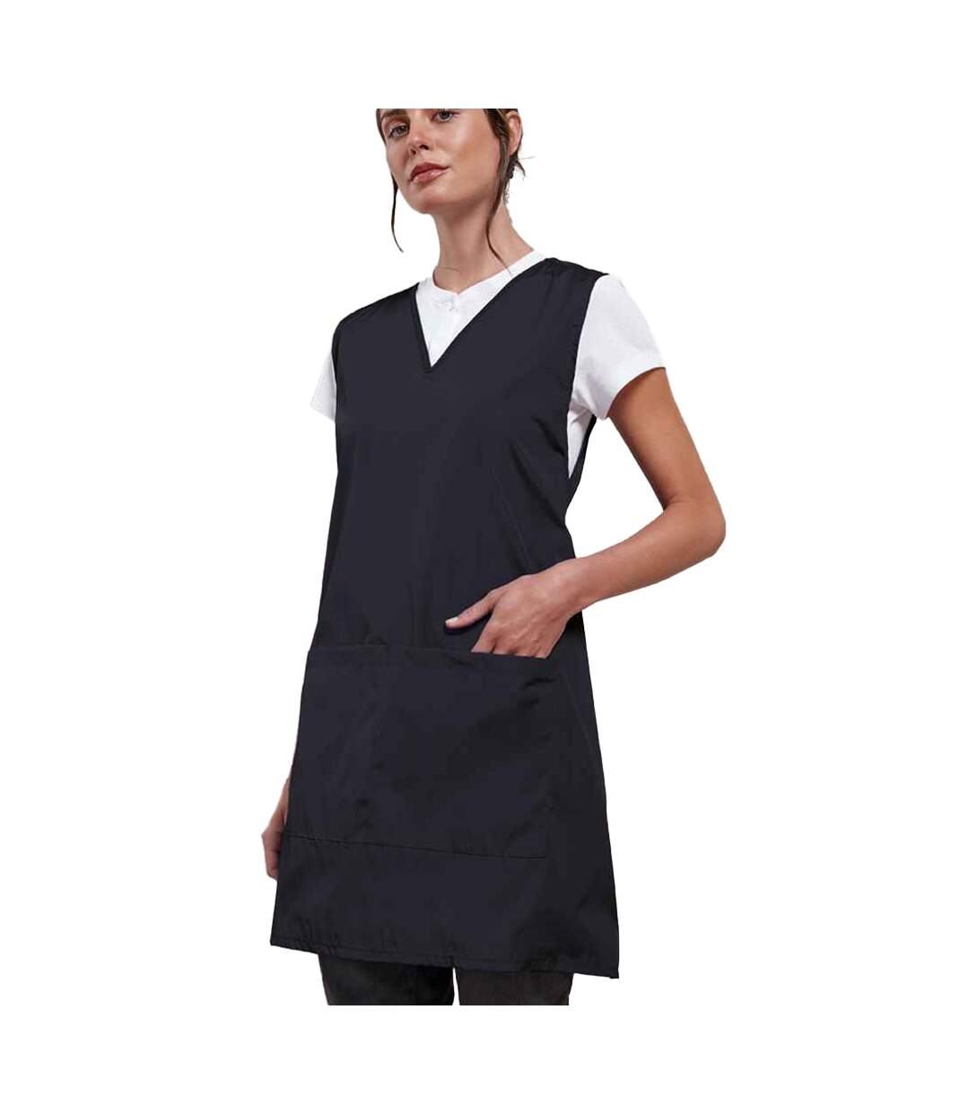 Unisex adult waterproof tunic l-xl black Premier-3