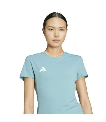 T-shirt Course À Pied Adizero Essentials Femme Bleu Sarcelle Adidas