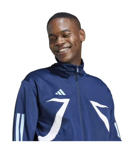 Haut De Survêtement Manches Longues House Of Tiro Nations Pack Adulte Bleu Clair Blanc Adidas